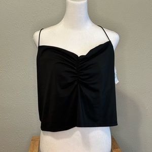 Madewell Black Crop Tank
